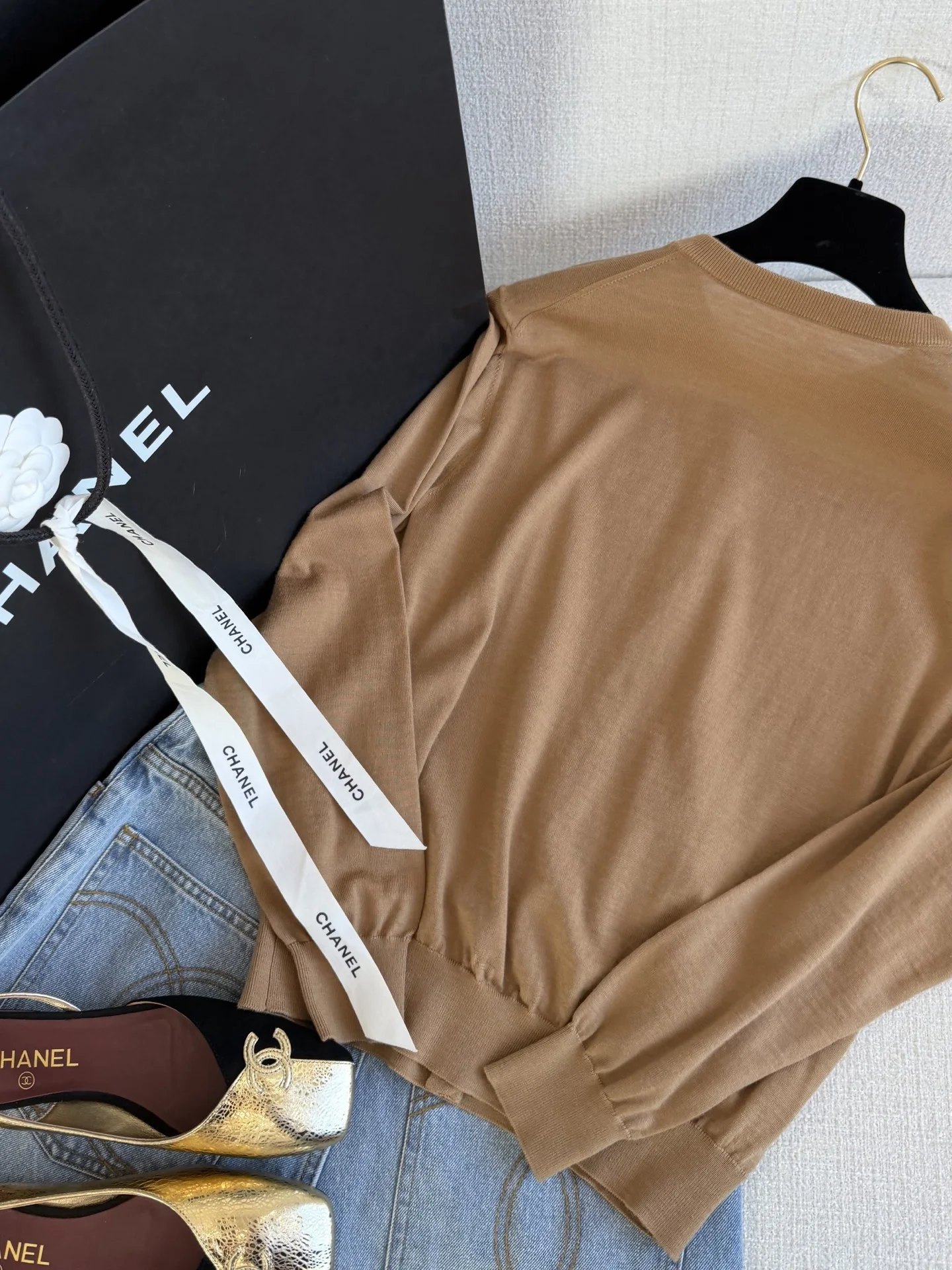 CHANEL Sweaters Black-Brown S-L C75202609062342 - Image 9
