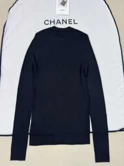 Alternative view of CHANEL Sweaters Black-Gold S-M-L C05202609063141