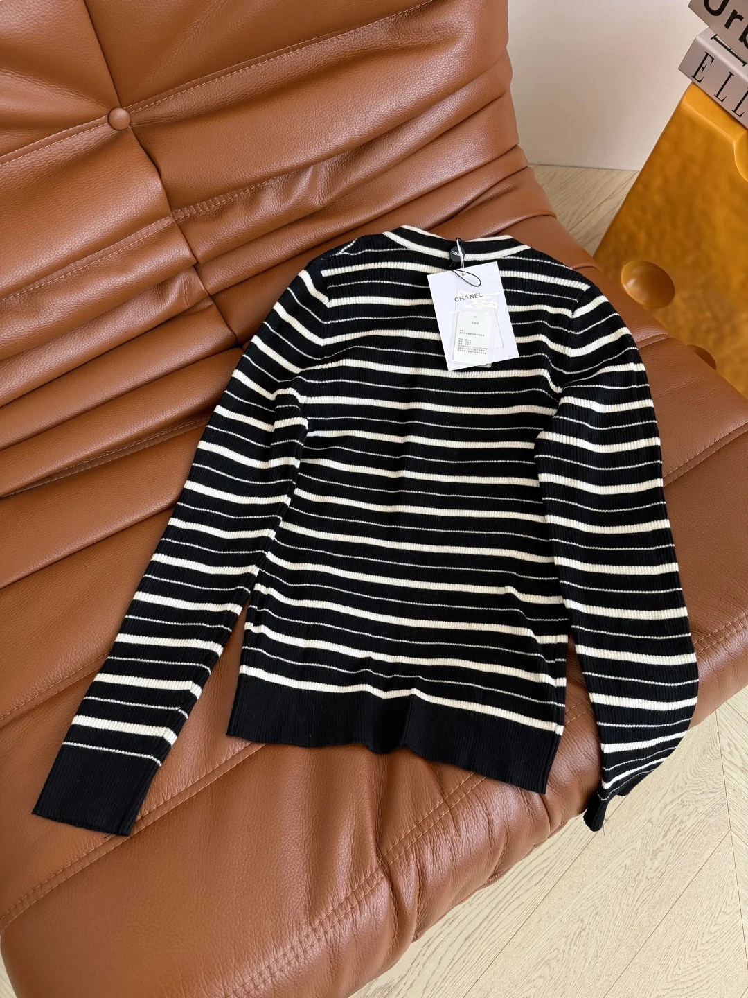 CHANEL Sweaters Black-White S-L B25202609062598 - Image 9