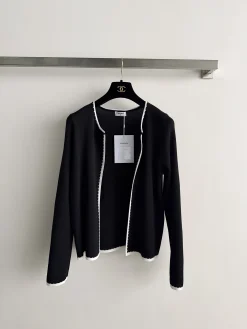Alternative view of CHANEL Sweaters Black-White S-L B25202609063023