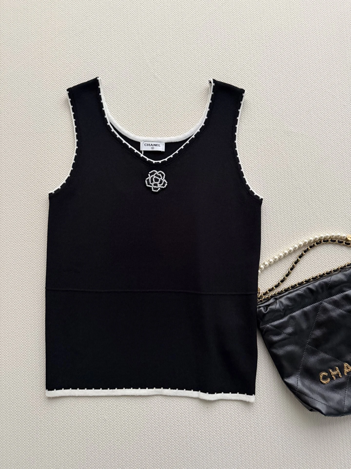 CHANEL Sweaters Black-White S-L B25202609063023 - Image 7