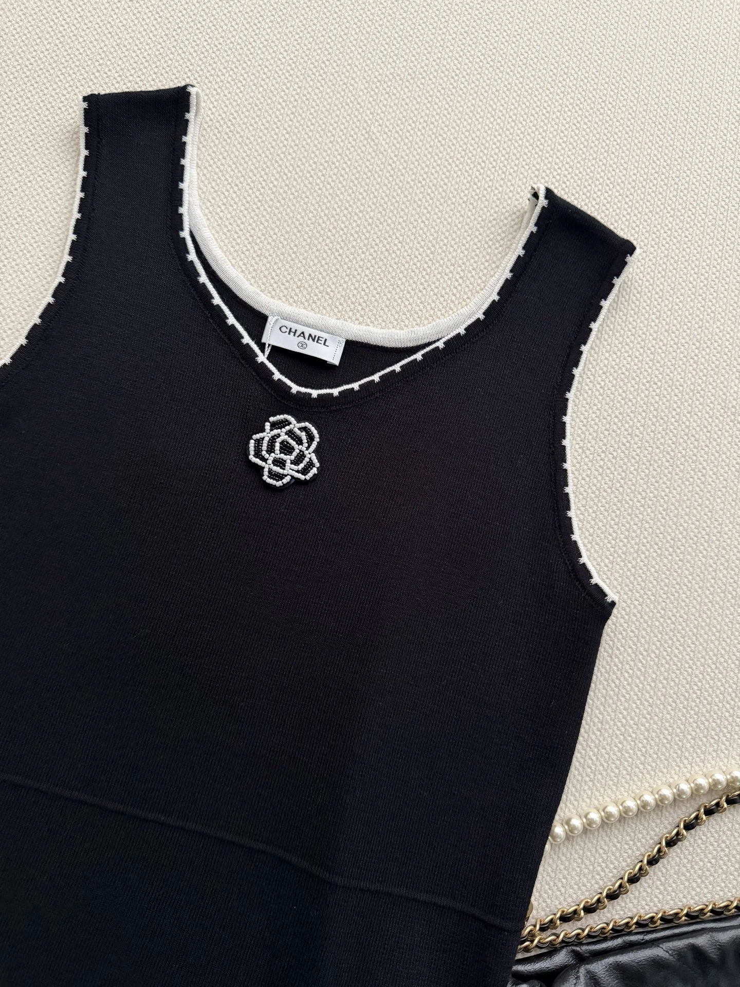 CHANEL Sweaters Black-White S-L B25202609063023 - Image 8