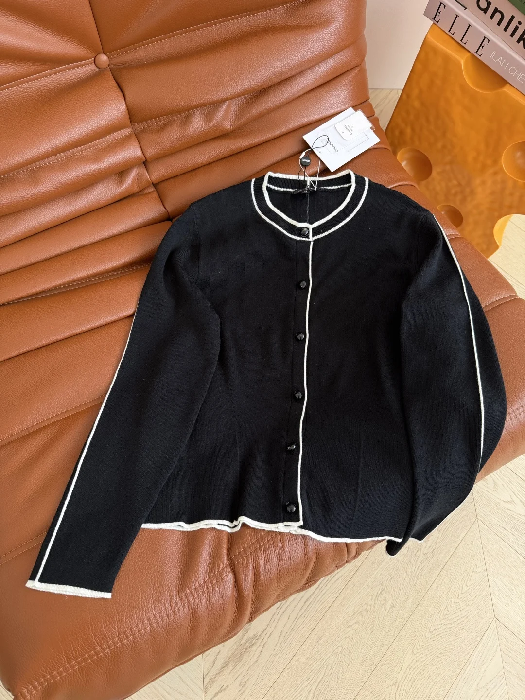 CHANEL Sweaters Black-White S-L B55202609060361 - Image 7