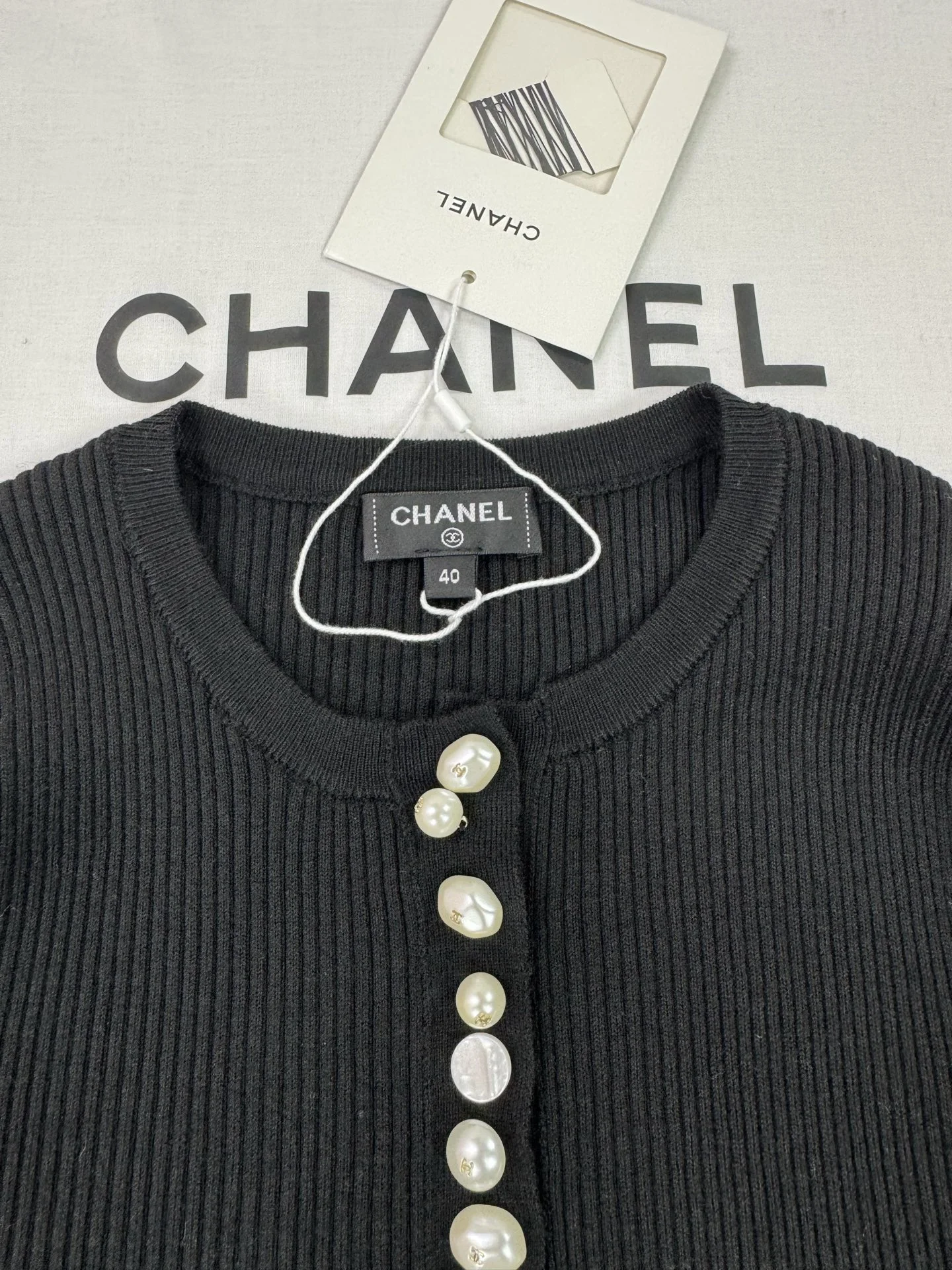 CHANEL Sweaters Black-White S-L C15202609061753 - Image 4
