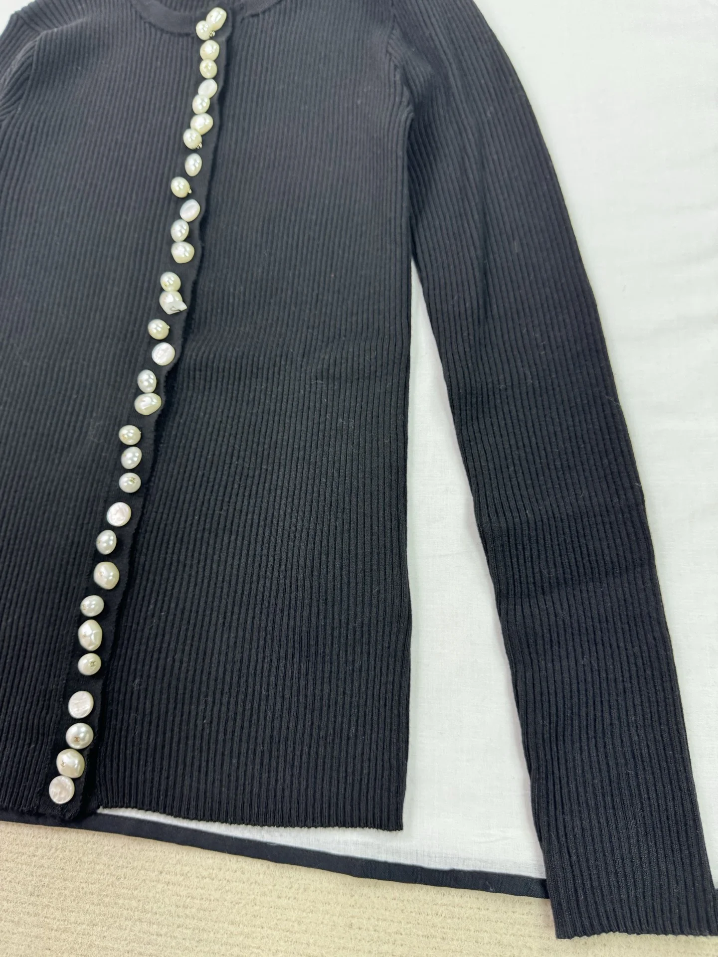 CHANEL Sweaters Black-White S-L C15202609061753 - Image 7