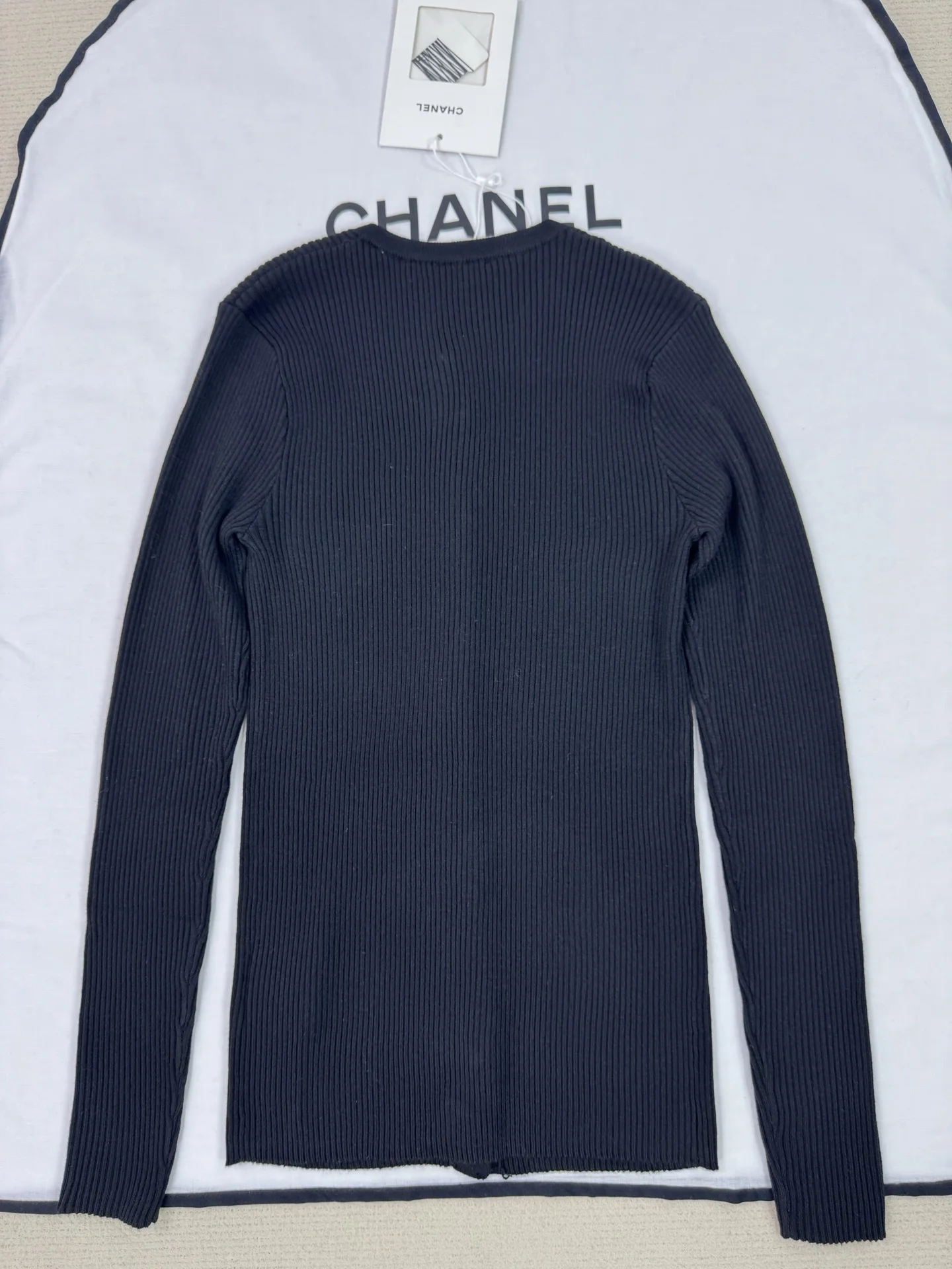 CHANEL Sweaters Black-White S-L C15202609061753 - Image 9