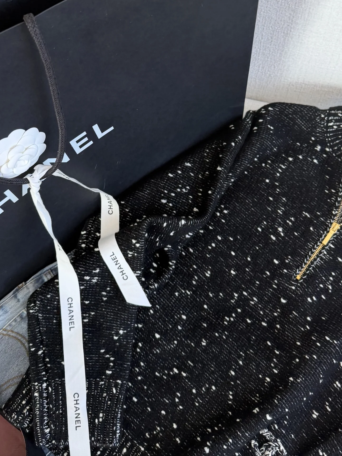 CHANEL Sweaters Black-White S-L D95202609062338 - Image 3