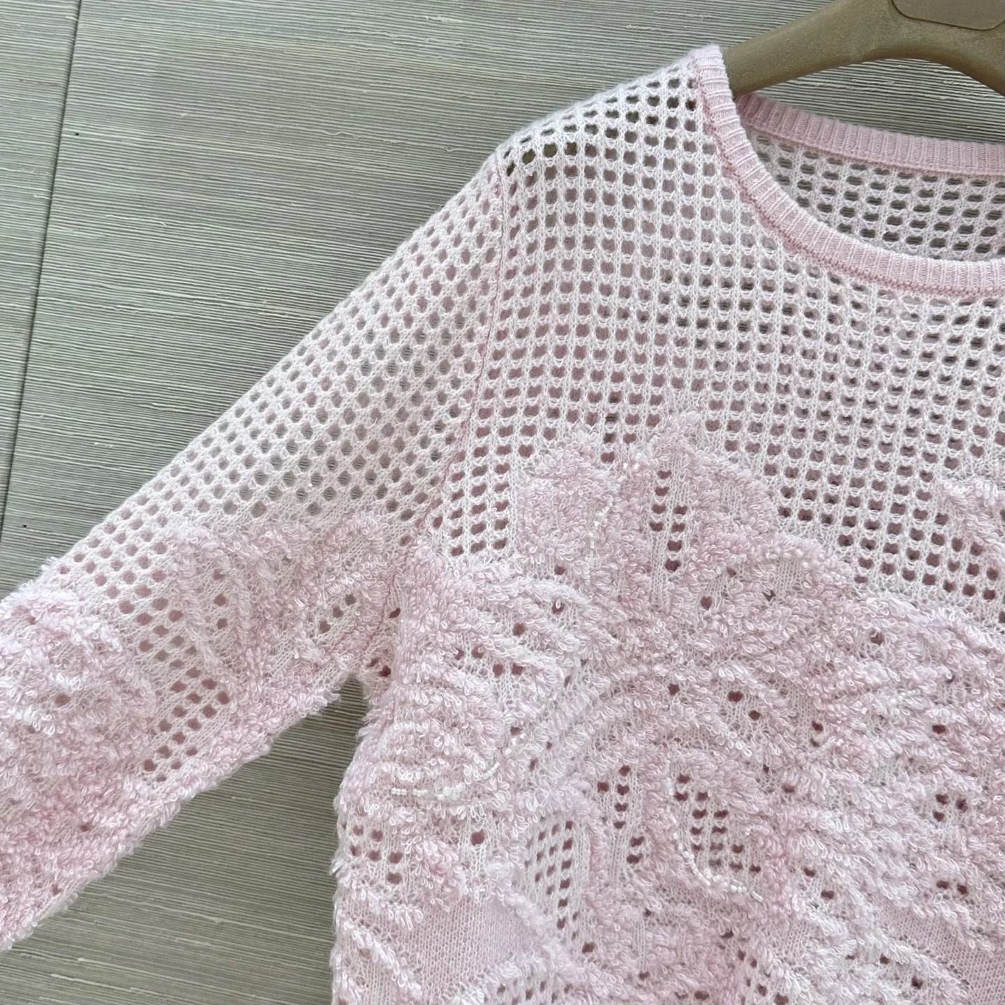 CHANEL Sweaters Cashmere Pink S-L D55202609061174 - Image 3