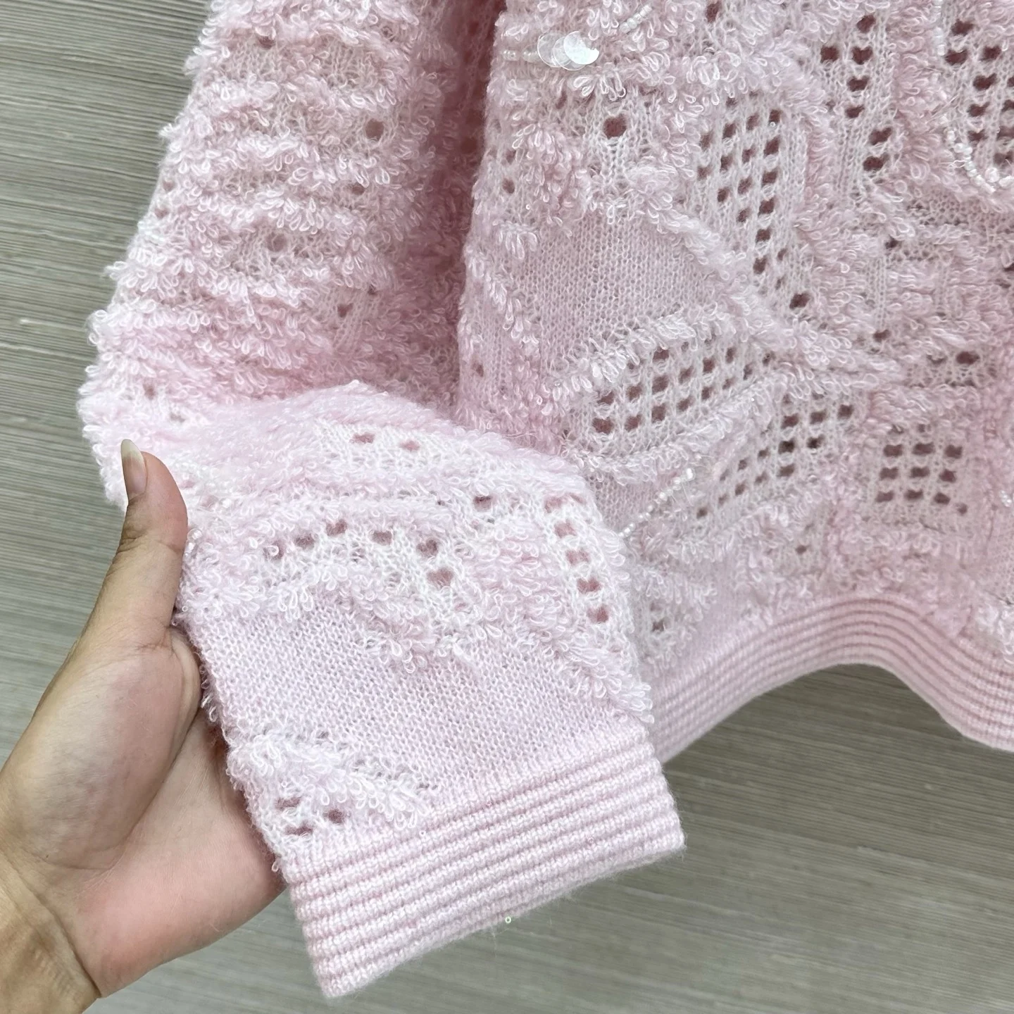 CHANEL Sweaters Cashmere Pink S-L D55202609061174 - Image 6