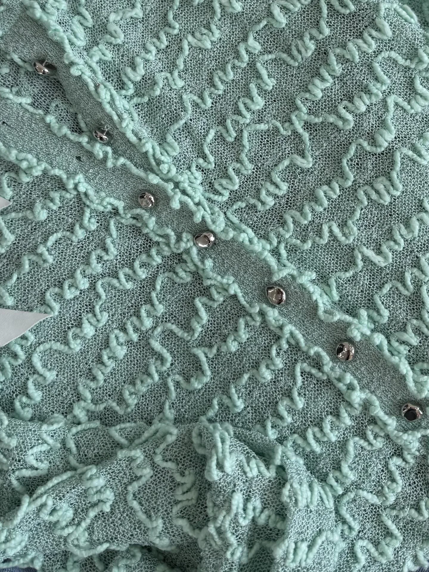 CHANEL Sweaters Mint Green-Silver S-L C15202609060284 - Image 4