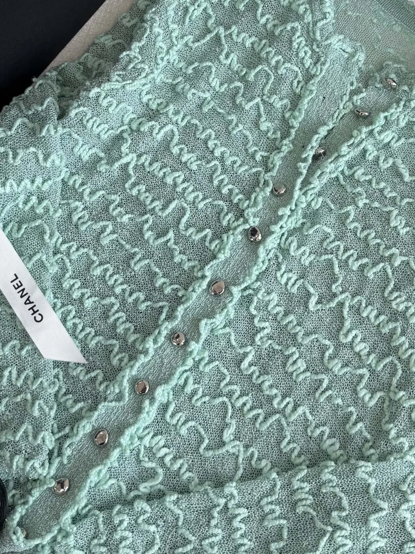 CHANEL Sweaters Mint Green-Silver S-L C15202609060284 - Image 5