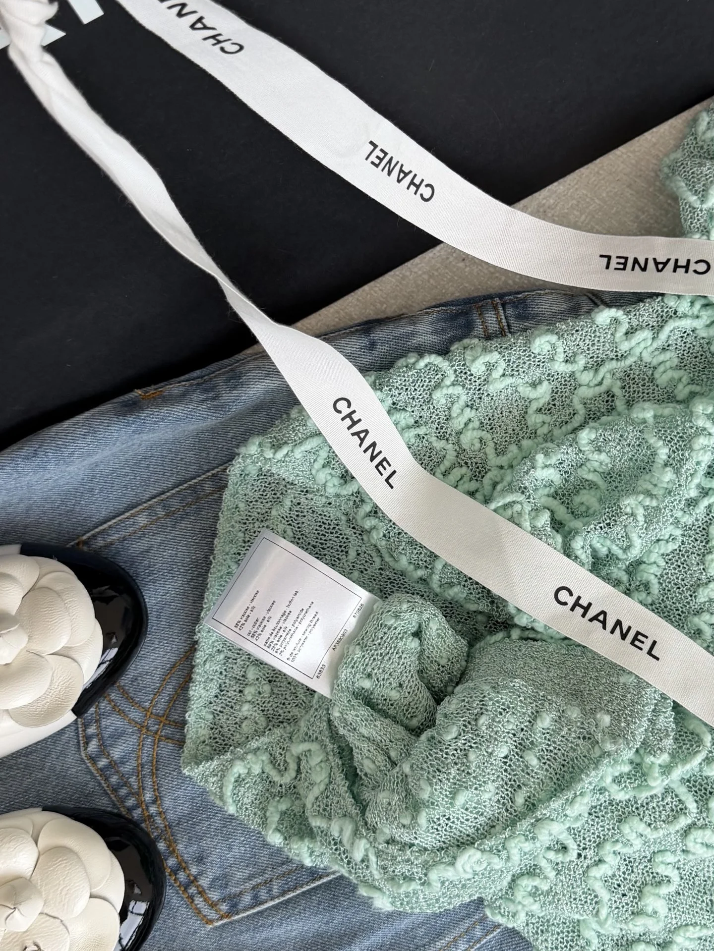 CHANEL Sweaters Mint Green-Silver S-L C15202609060284 - Image 7