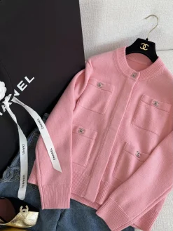 CHANEL Sweaters Pink-Silver S-L E05202609061058