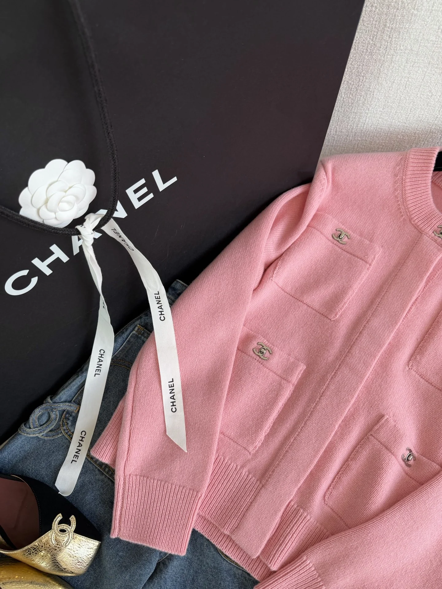 CHANEL Sweaters Pink-Silver S-L E05202609061058 - Image 3