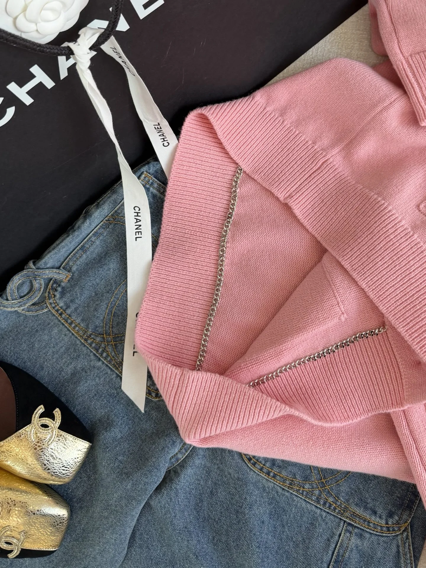 CHANEL Sweaters Pink-Silver S-L E05202609061058 - Image 7