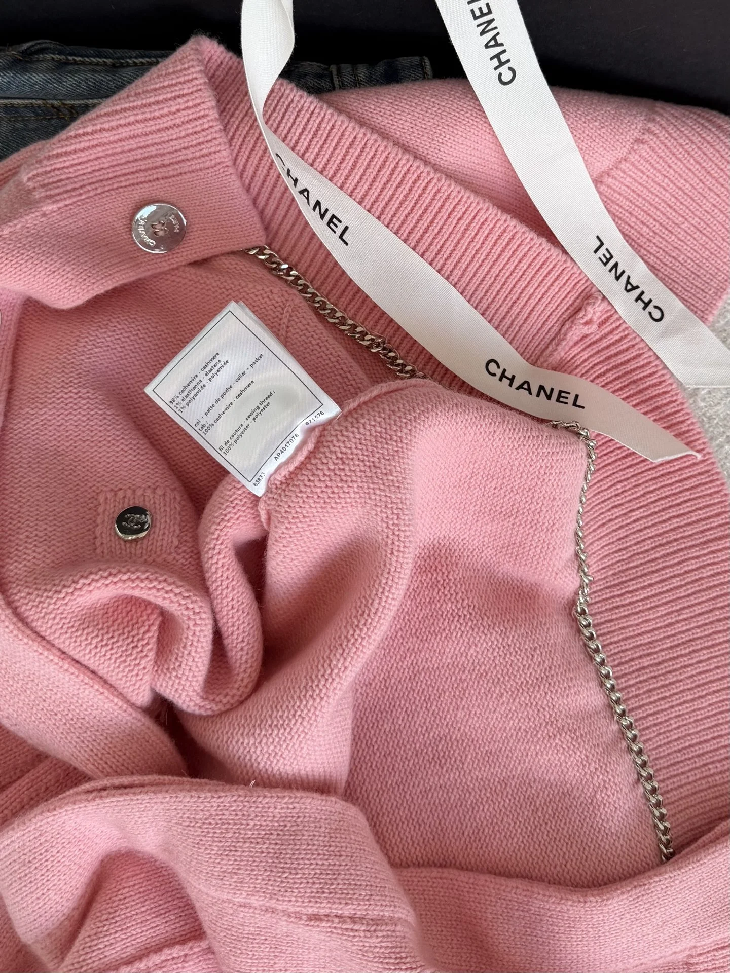 CHANEL Sweaters Pink-Silver S-L E05202609061058 - Image 9