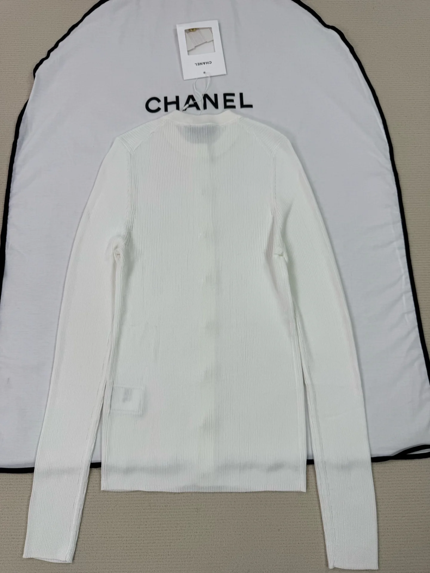 CHANEL Sweaters White-Gold S-L C05202609063142 - Image 2