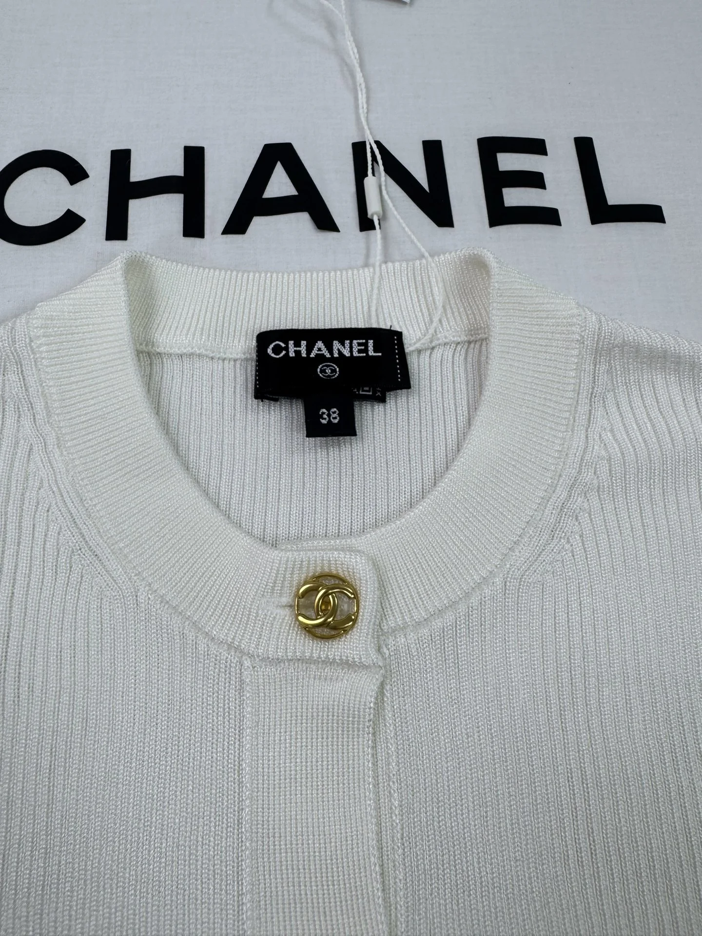 CHANEL Sweaters White-Gold S-L C05202609063142 - Image 4