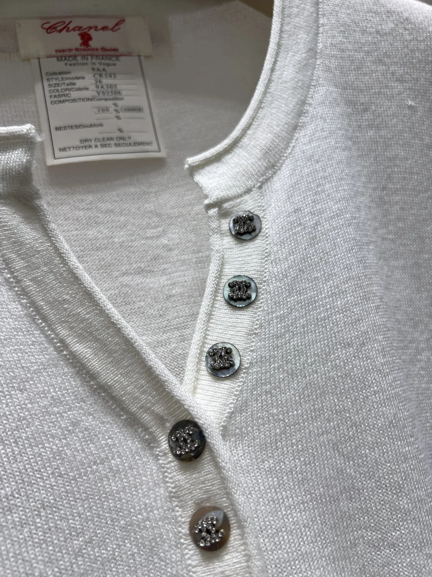 CHANEL Sweaters White-Gray S-L B25202609060725 - Image 4