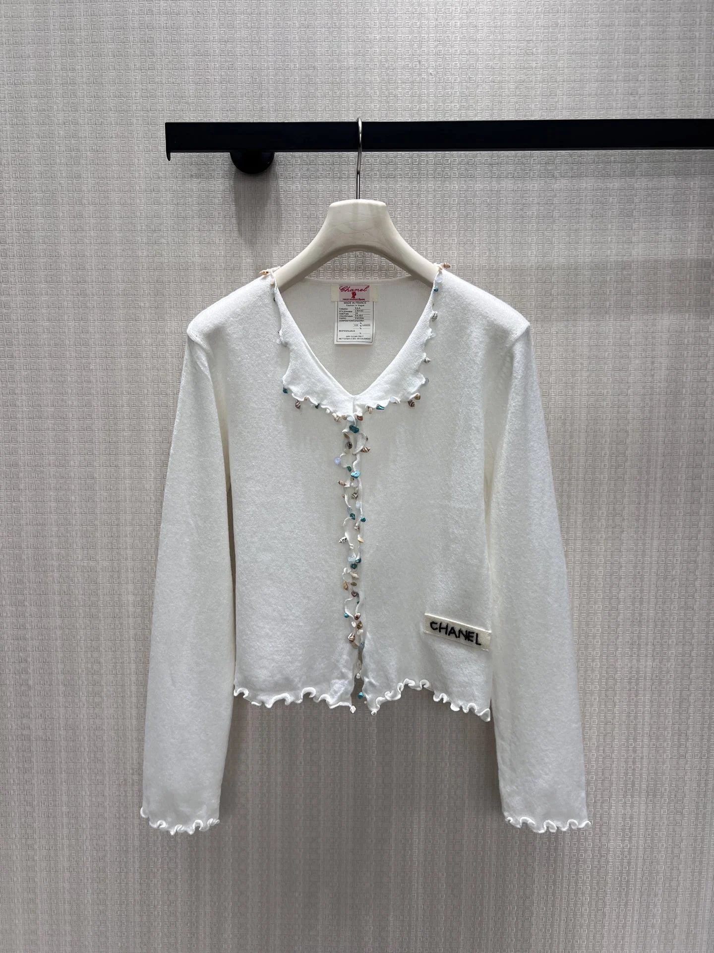 CHANEL Sweaters White-Multicolor S-L B55202609062515