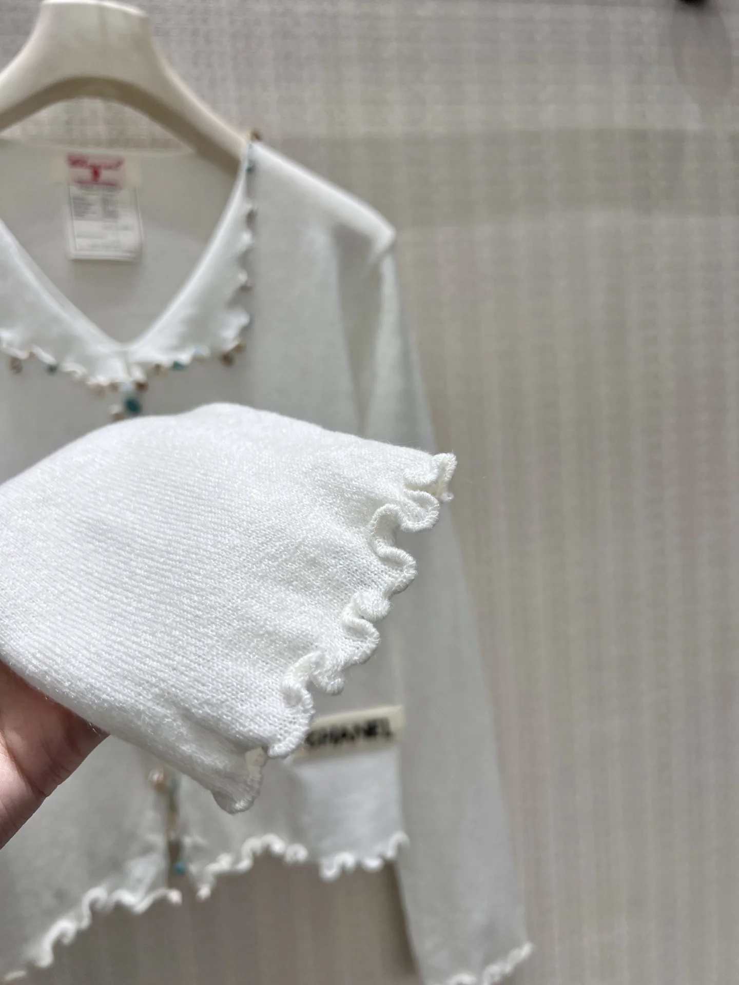 CHANEL Sweaters White-Multicolor S-L B55202609062515 - Image 8