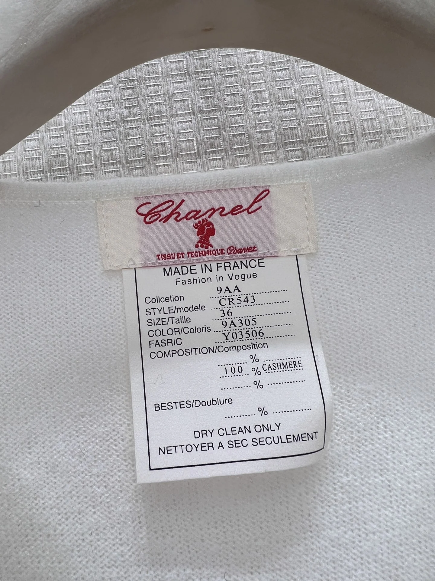 CHANEL Sweaters White-Multicolor S-L B55202609062515 - Image 9