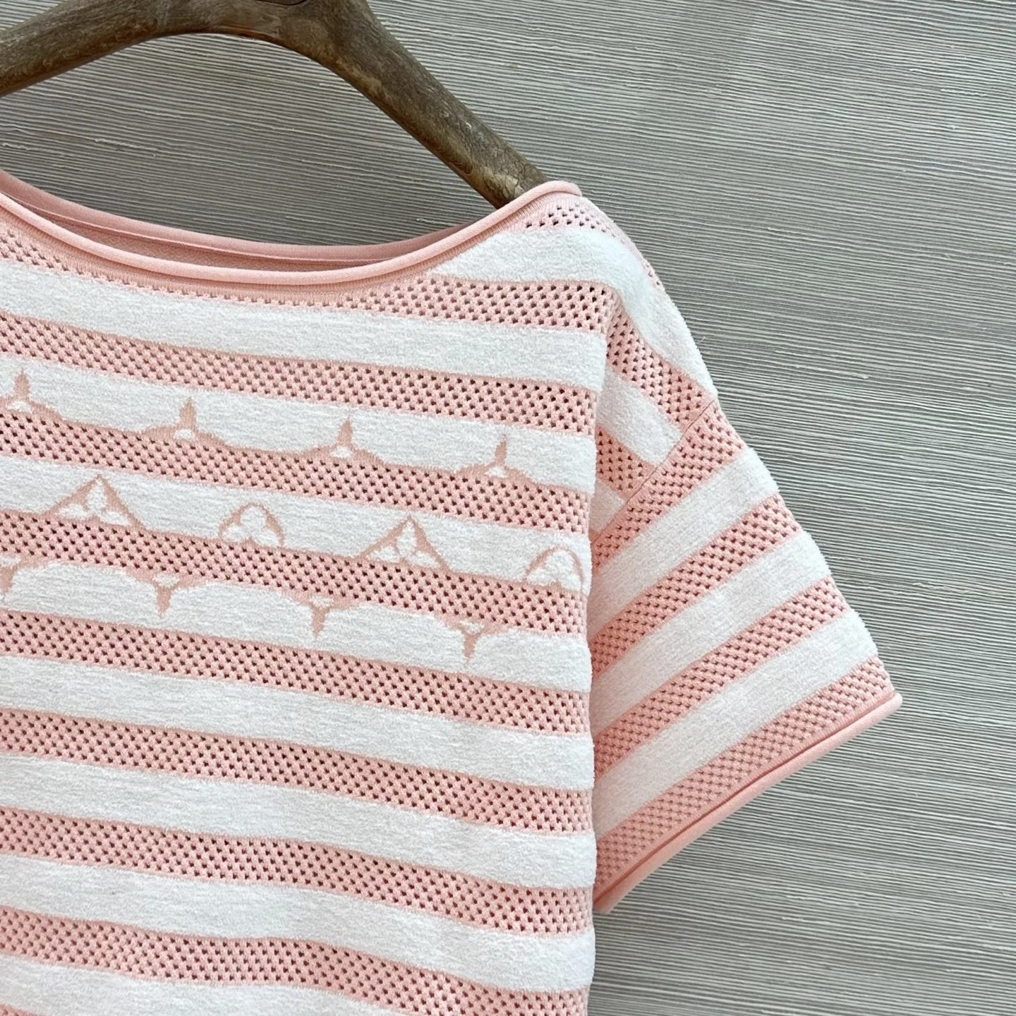 CHANEL Sweaters Wool Pink-White M B15202609062029 - Image 4