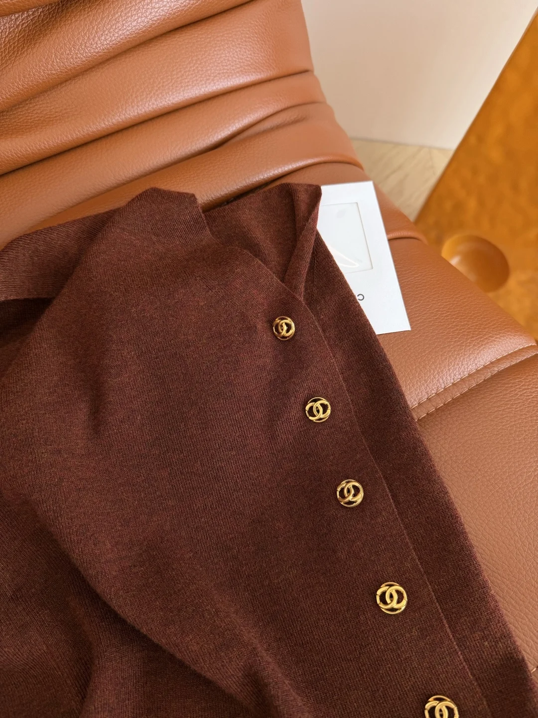CHANEL Sweaters Wool Teal-Brown-Beige S-L B15202609061733 - Image 6