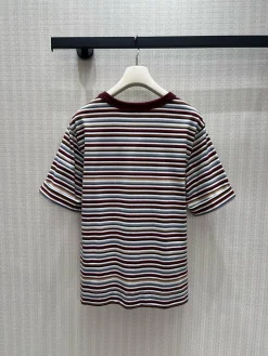 Alternative view of CHANEL T-shirts Maroon-Gray S-L B25202609061857