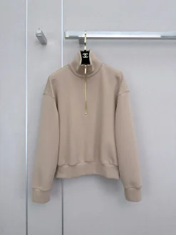 Alternative view of CHANEL Trousers Beige-Gold S-L C15202609061954
