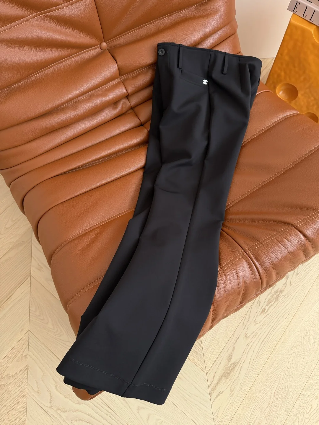 CHANEL Trousers Black S-L B35202609063051 - Image 7