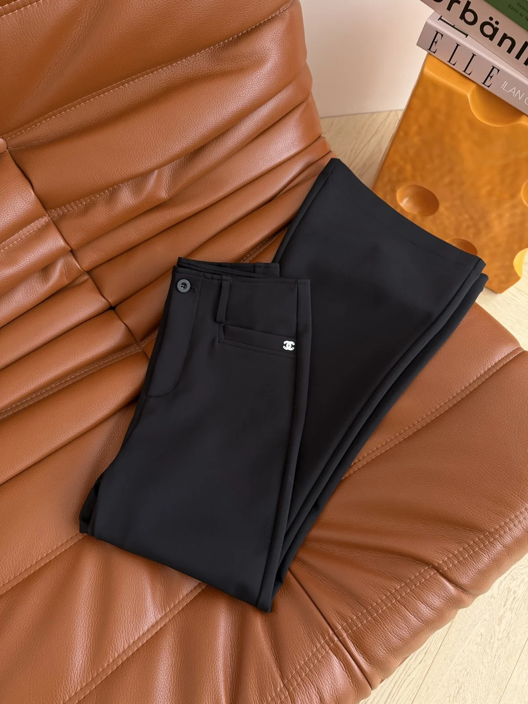 CHANEL Trousers Black S-L B35202609063051 - Image 8
