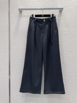 CHANEL Trousers Dark Gray S-L B65202609062879