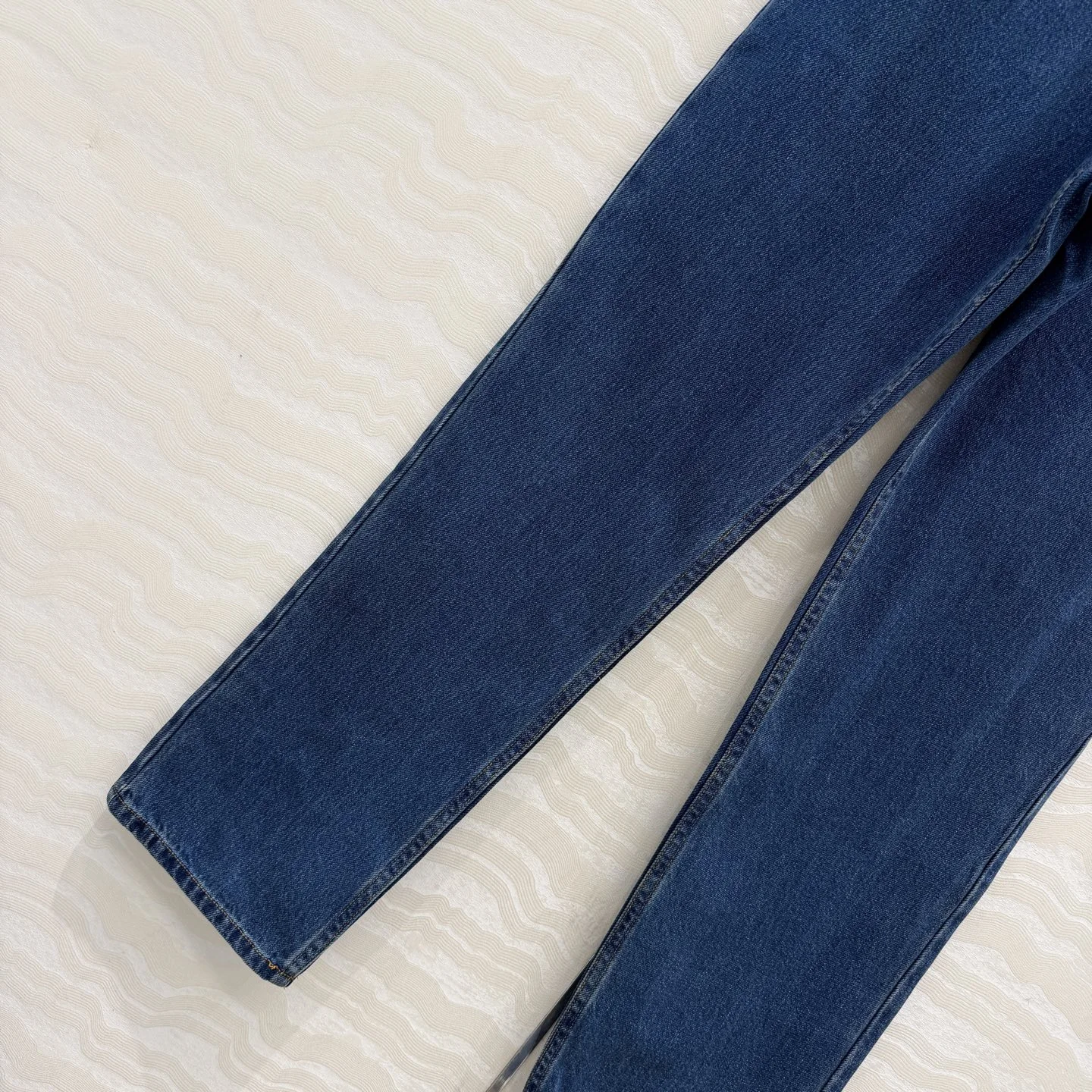 CHANEL Trousers Denim Blue 36 B70202609061275 - Image 6