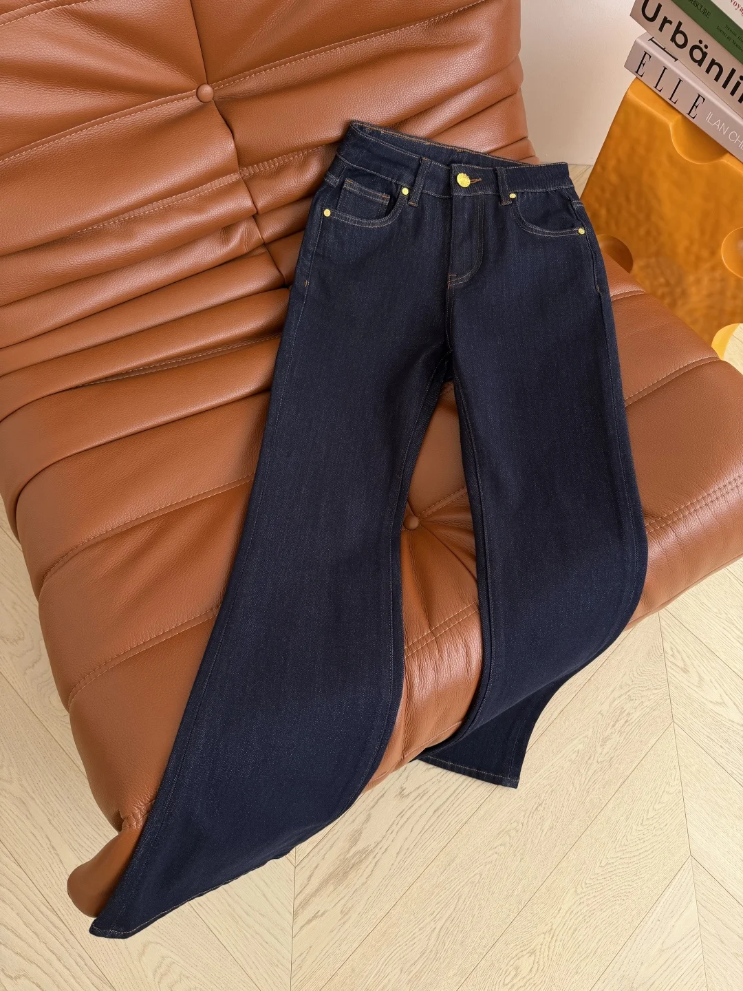 CHANEL Trousers Denim Blue-Black S-L B45202609061395 - Image 7