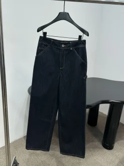 Alternative view of CHANEL Trousers Denim Dark Blue S M L C30202609061723