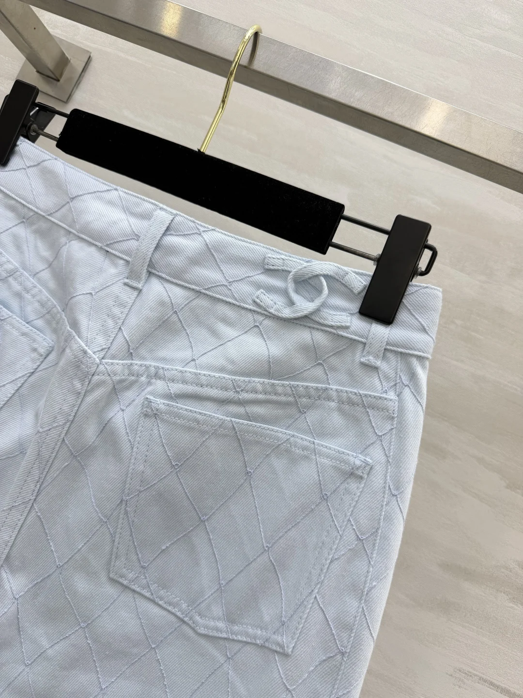 CHANEL Trousers Denim Light Blue-Gray S_M_L C15202609062633 - Image 8