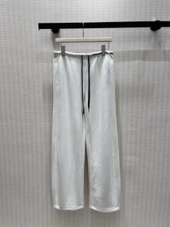 CHANEL Trousers White-Black S-L B20202609060173