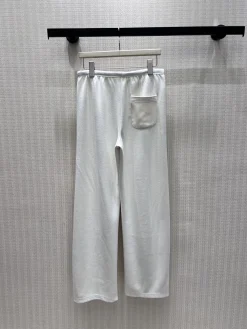 Alternative view of CHANEL Trousers White-Black S-L B20202609060173