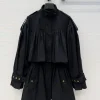 CHLOE Jackets Black-Gold S D40202609062705