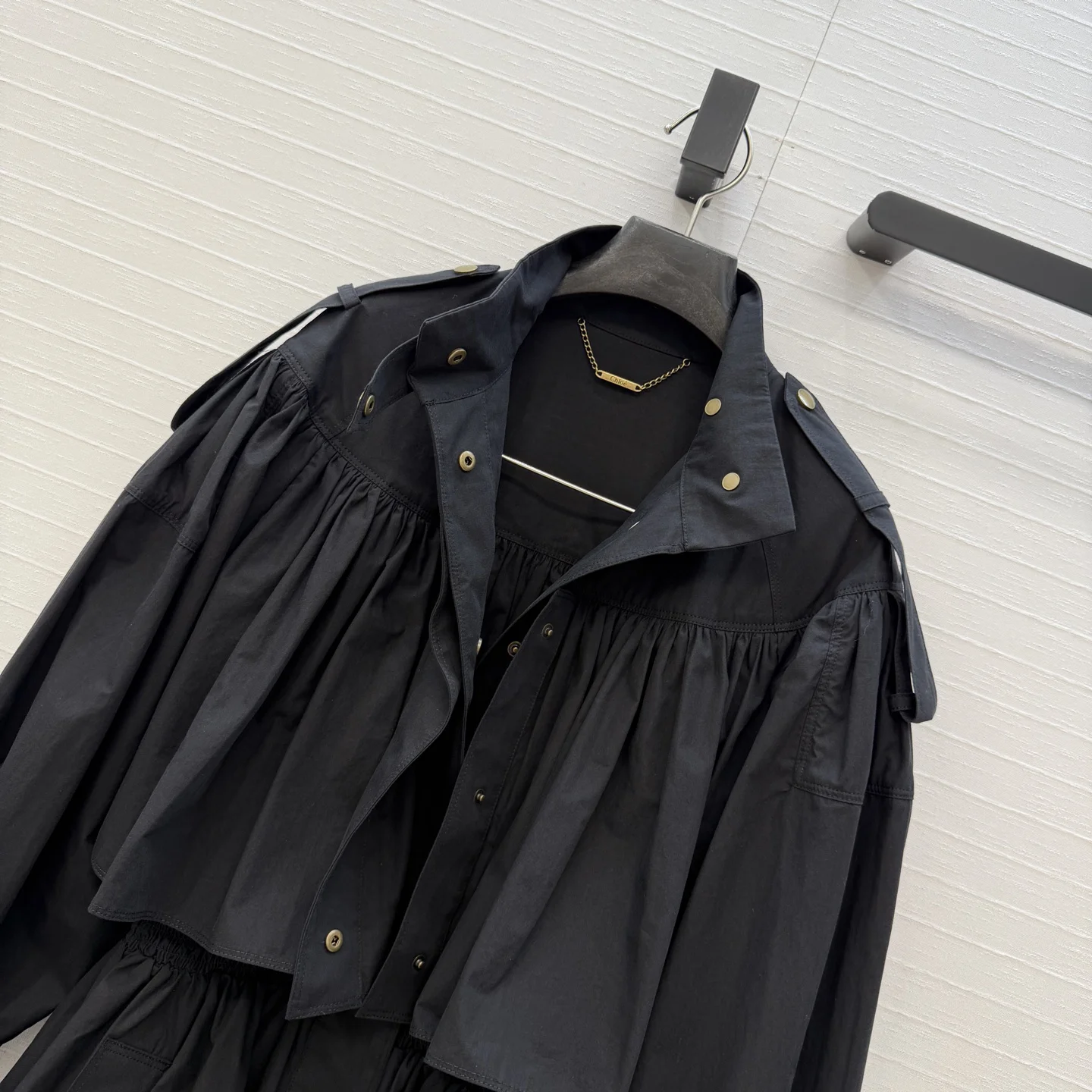 CHLOE Jackets Black-Gold S D40202609062705 - Image 4