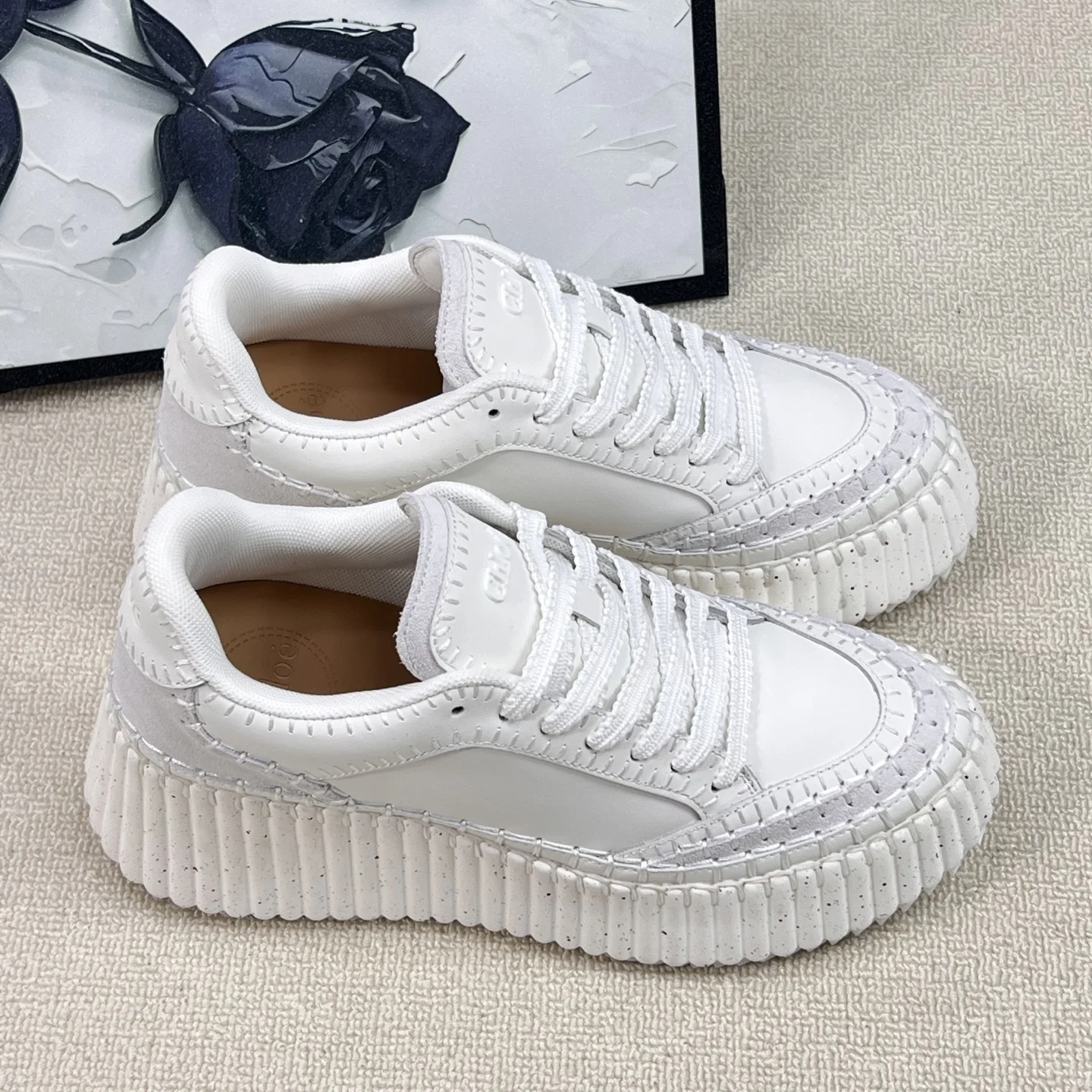 CHLOE Sneakers White C30202609110920 - Image 6