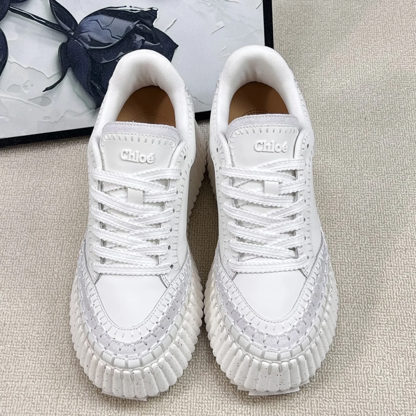 CHLOE Sneakers White C30202609110920 - Image 7