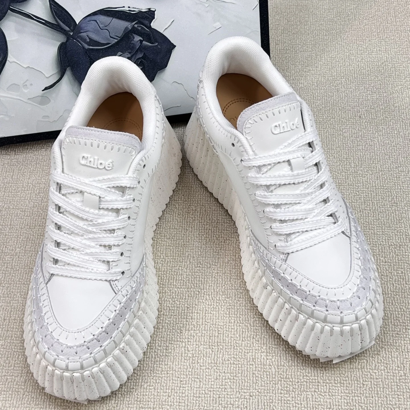 CHLOE Sneakers White C30202609110920 - Image 8