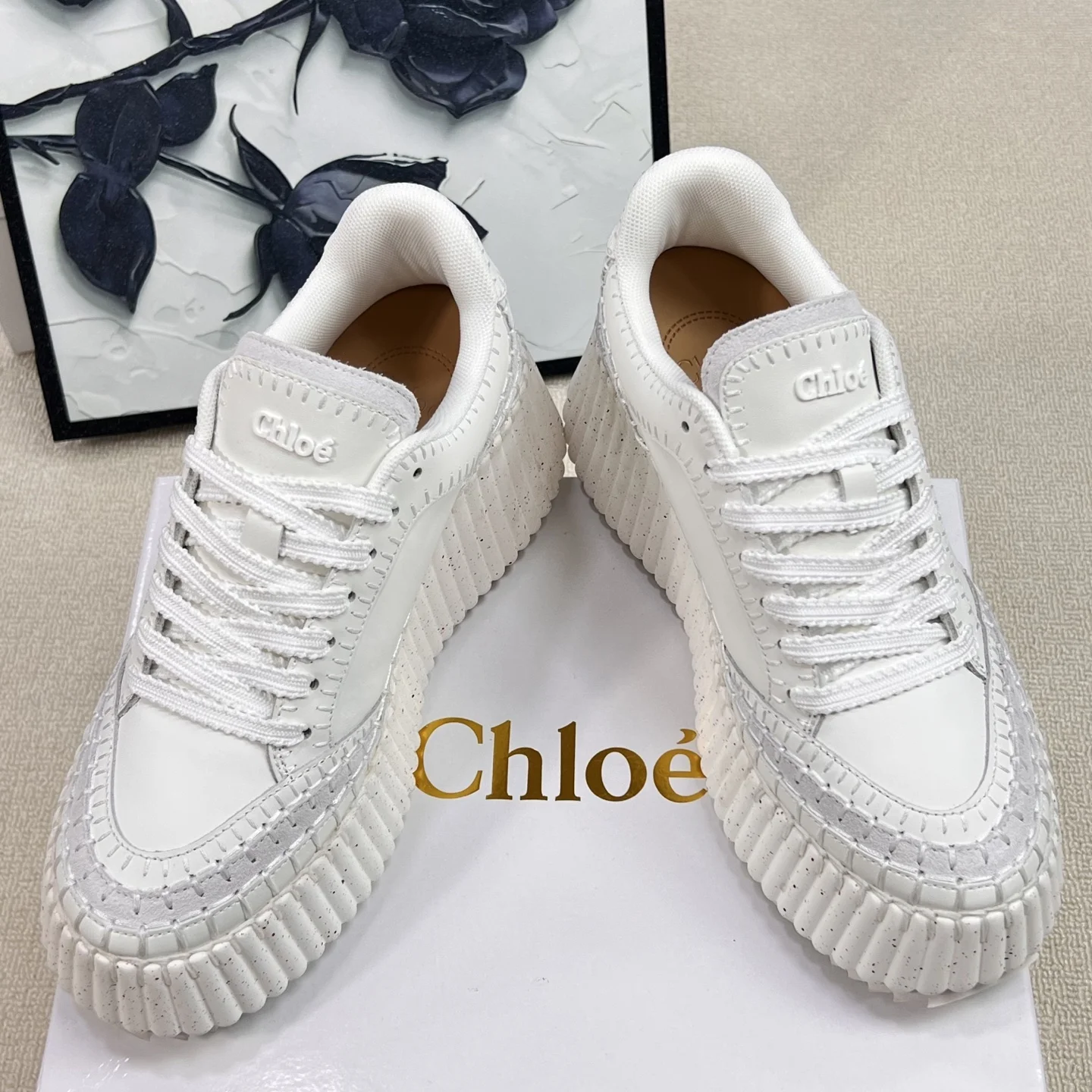 CHLOE Sneakers White C30202609110920 - Image 9