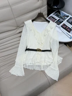Alternative view of CHLOE Suits White-Black S-L D10202609063170
