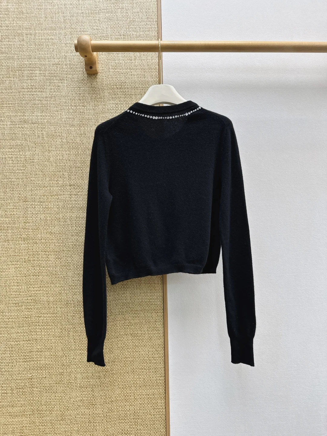 CHLOE Sweaters Wool Knit Black-Silver S-L B65202609060459 - Image 8