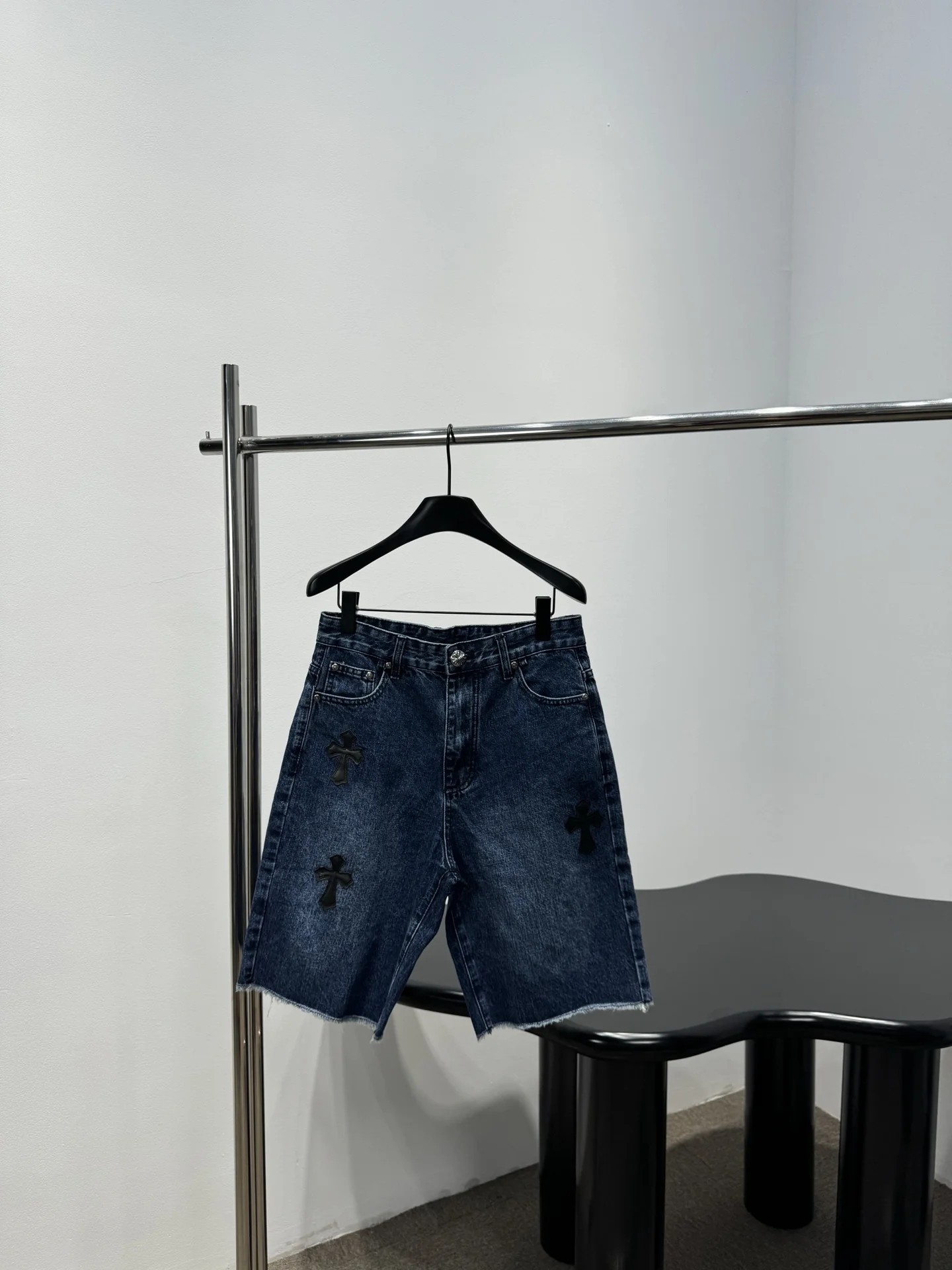 CHROME HEARTS Shorts Blue-Black S-L C60202609061705