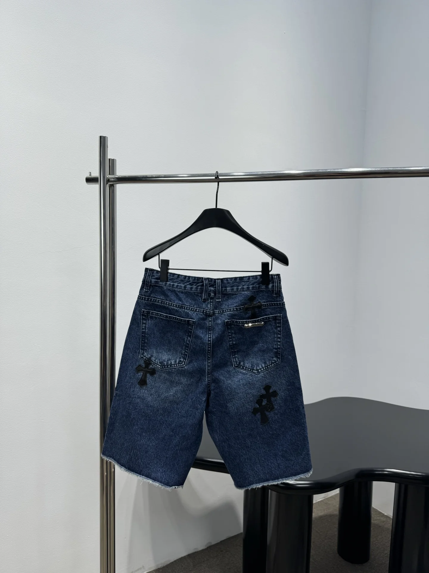 CHROME HEARTS Shorts Blue-Black S-L C60202609061705 - Image 3