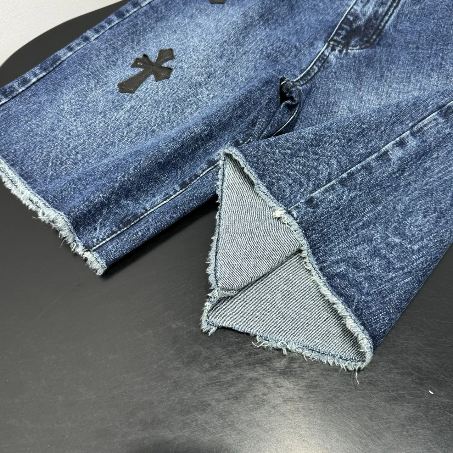 CHROME HEARTS Shorts Blue-Black S-L C60202609061705 - Image 7